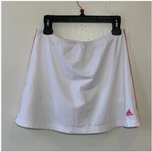 Adidas White & Pink Tennis Skirt / Skort Y2K Vibe